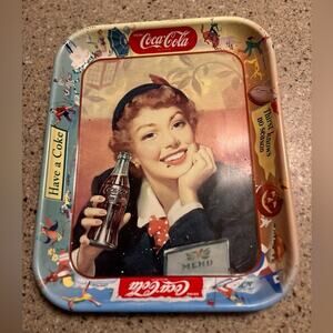 Vintage 1950s Coca-Cola Metal Tray